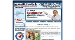 Desktop Screenshot of locksmithhumbletx.com