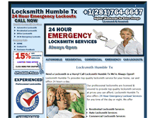 Tablet Screenshot of locksmithhumbletx.com